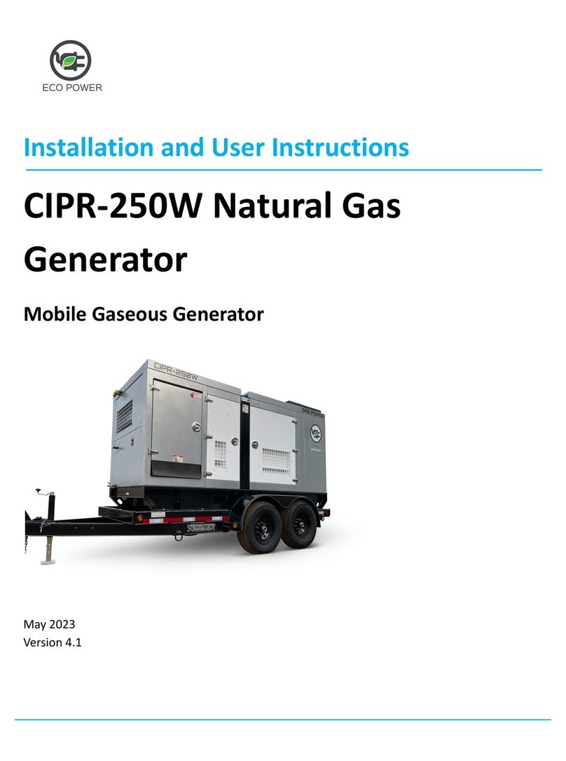 EcoPower CIPR-250W Installation and user instructions