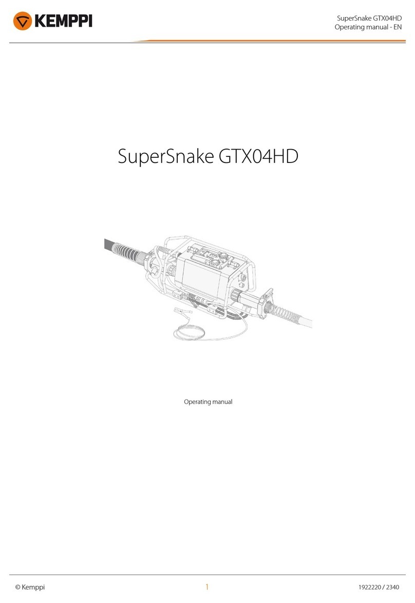 Kemppi SuperSnake GTX04HD User manual
