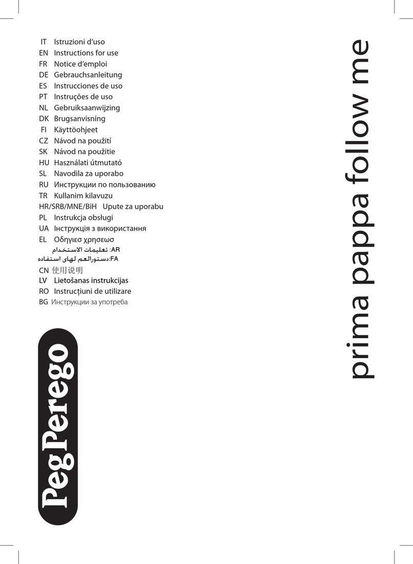 Peg-Perego Prima pappa follow me Instructions for use