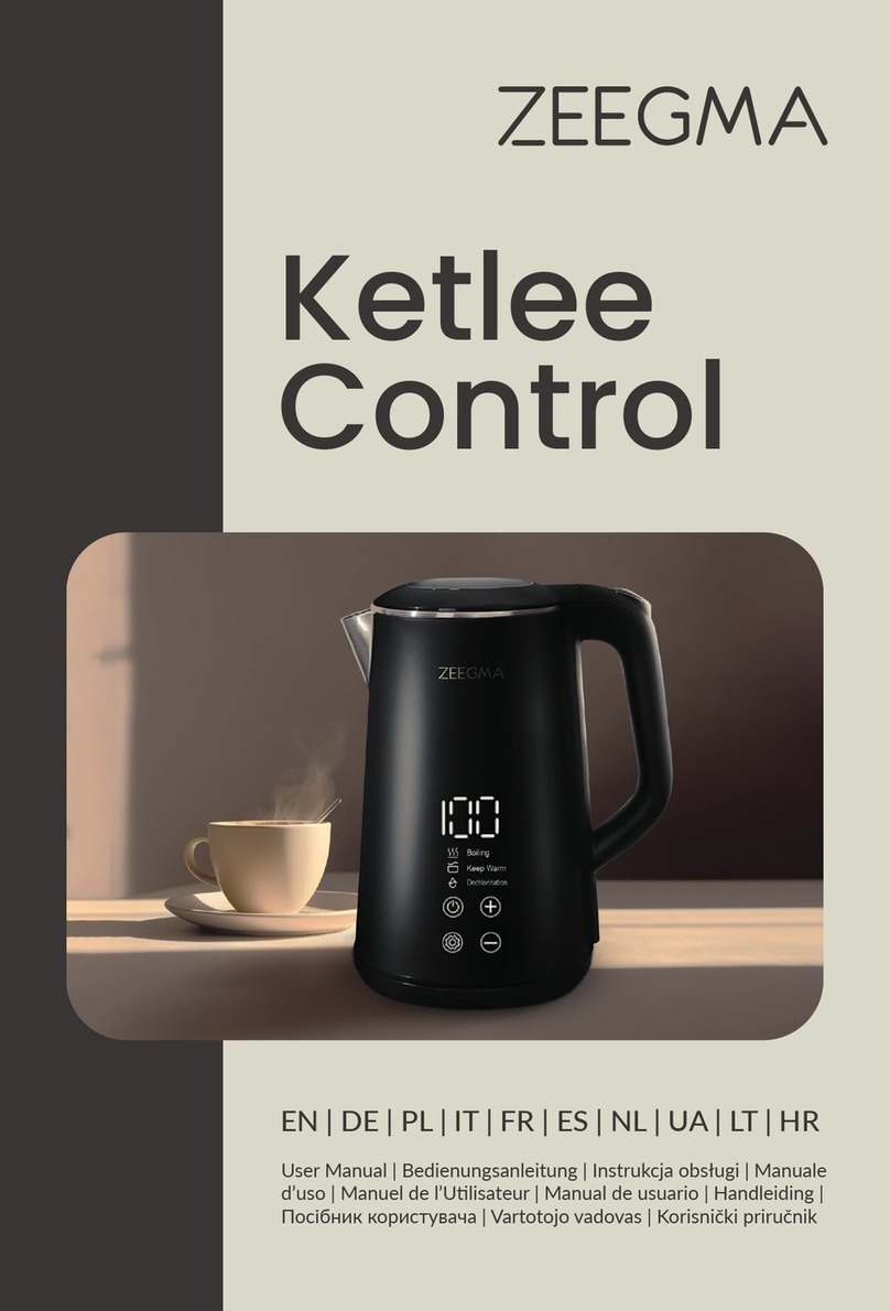 Zeegma Ketlee Control user manual