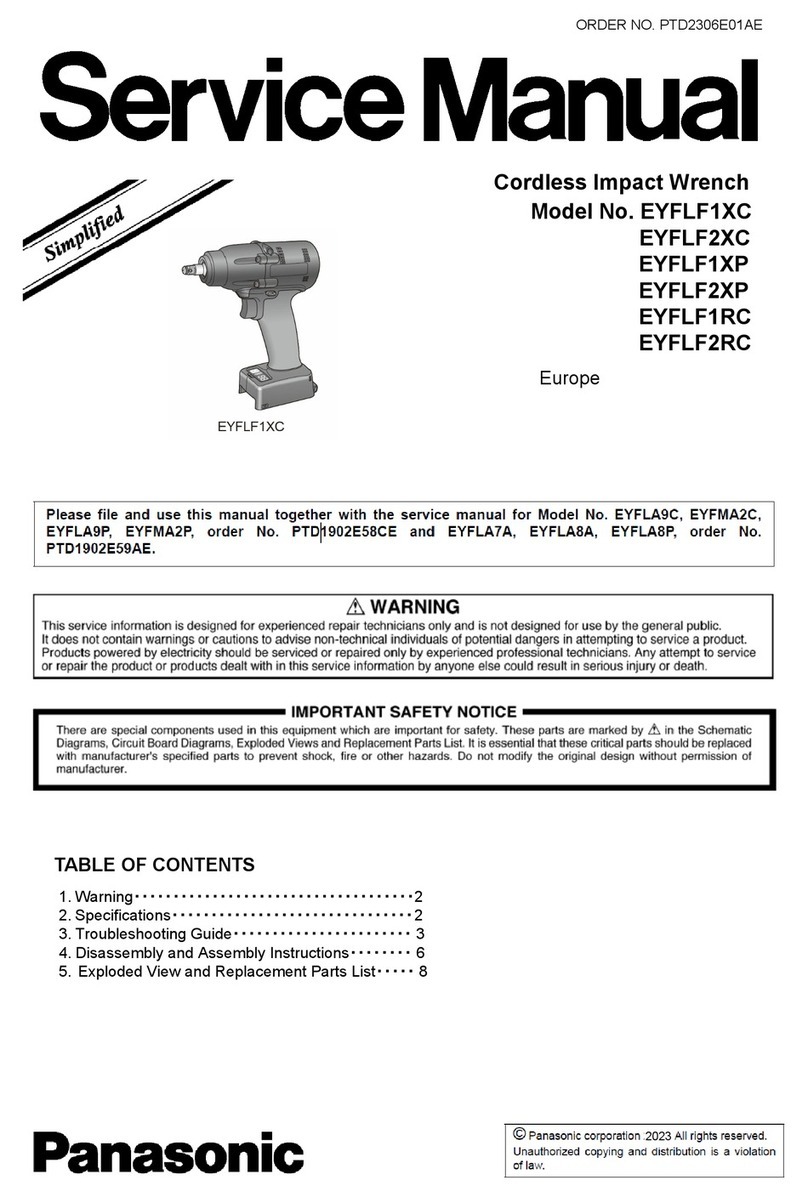 Panasonic EYFLF1XC User manual