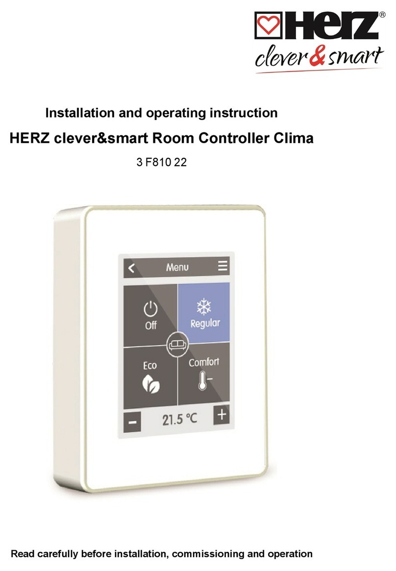 Herz clever&smart Clima 3 F810 22 User guide