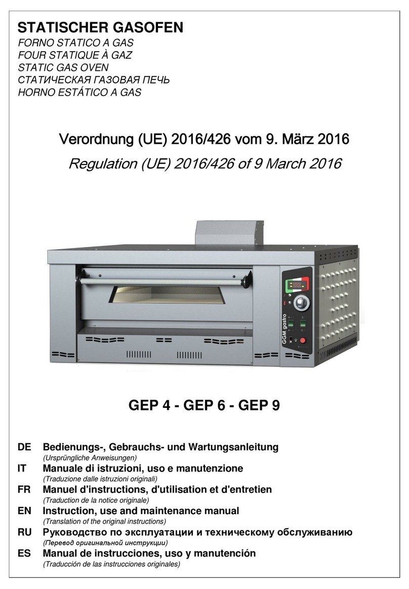 GGM gastro GEP 4 Instruction, use and maintenance manual