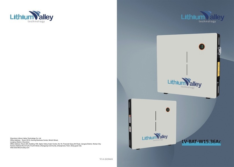 Lithium Valley LV-BAT-W15.36Ac User manual