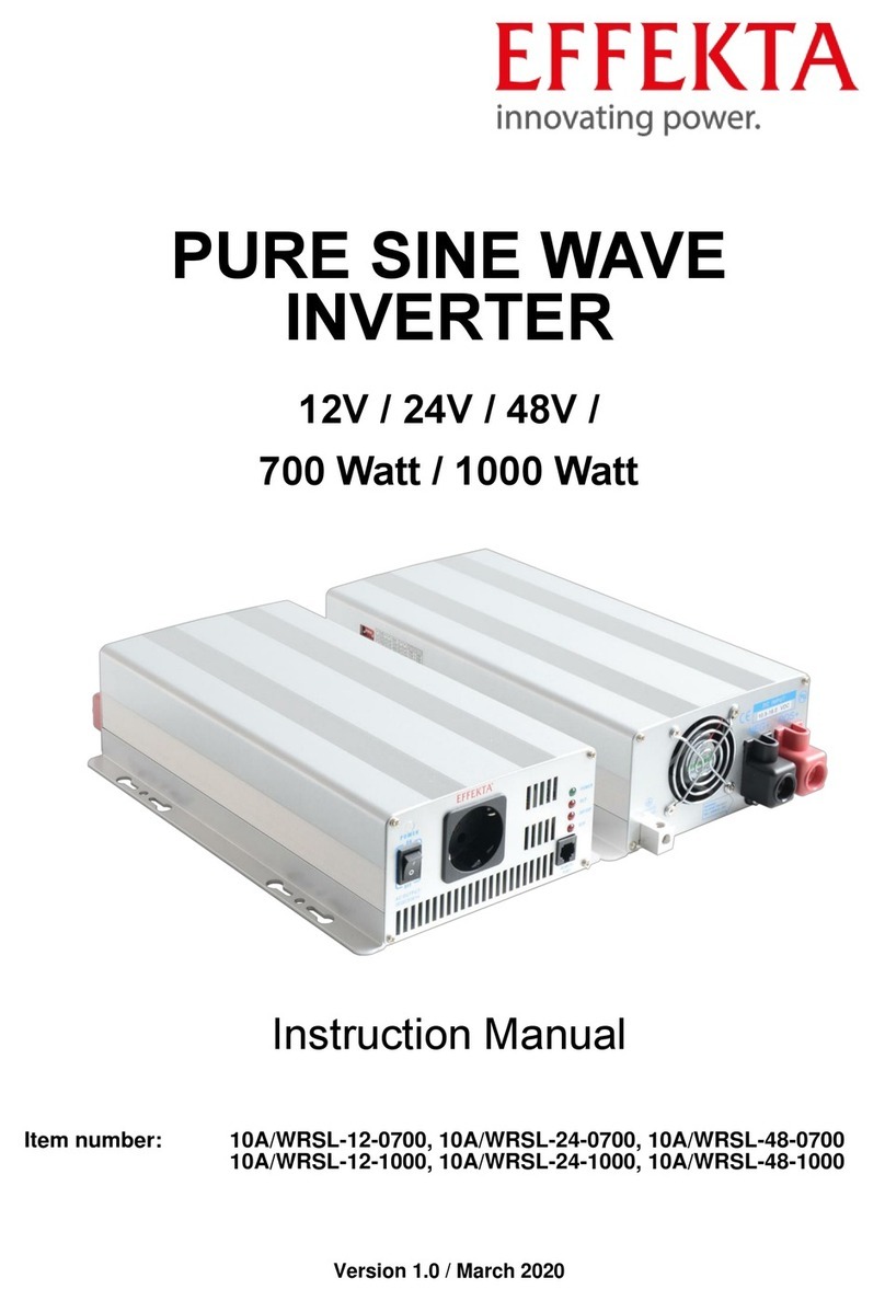 Effekta 10A/WRSL-12-0700 instruction manual