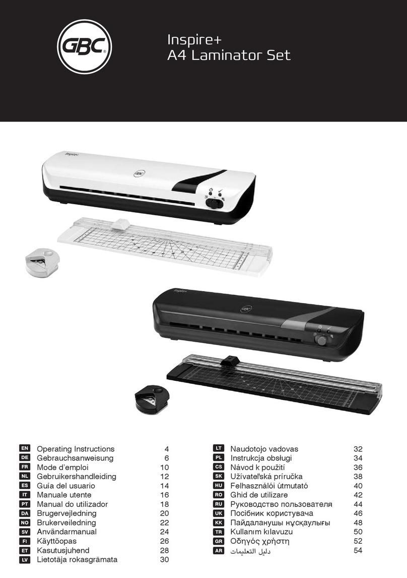 GBC Inspire+ User manual