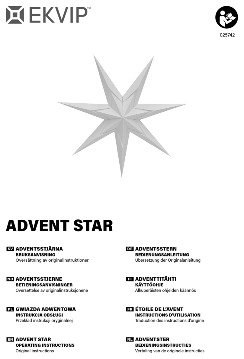 EKVIP ADVENT STAR User manual