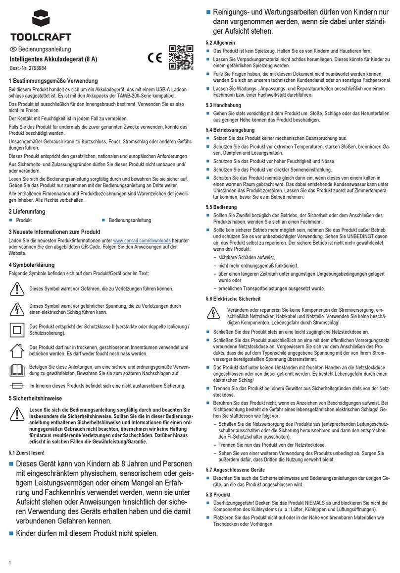 TOOLCRAFT 2793984 operating instructions