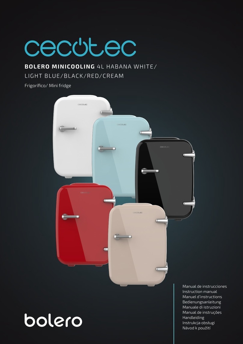 cecotec BOLERO MINICOOLING 4L HABANA User manual
