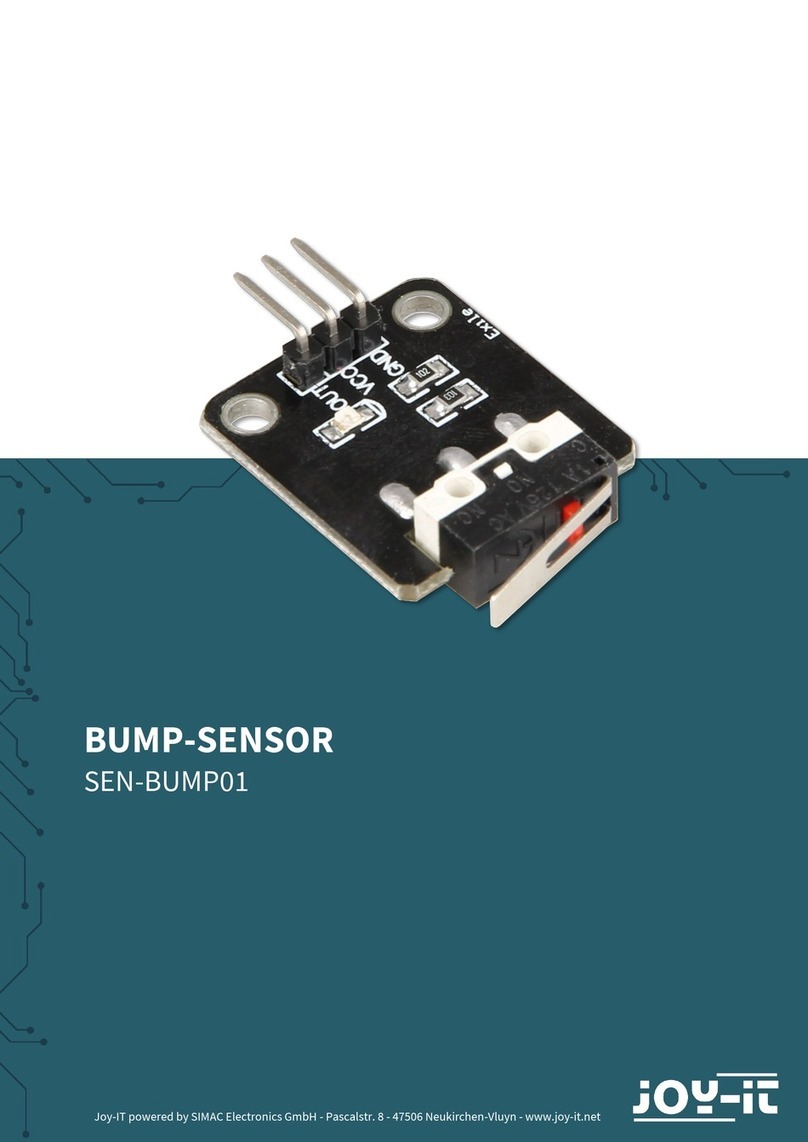 Joy-it BUMP-SENSOR manual