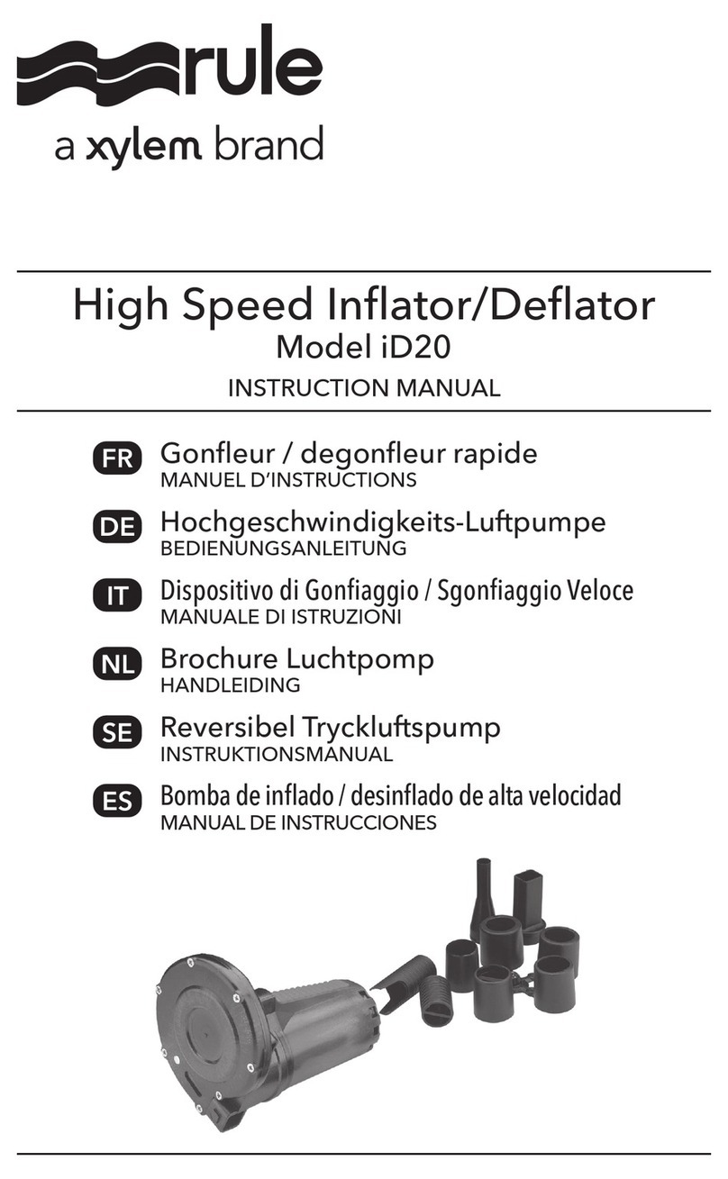 Xylem rule iD20 User manual