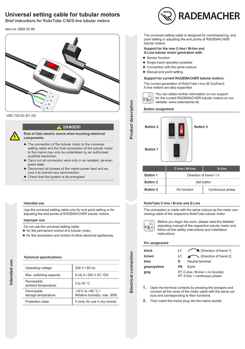 RADEMACHER 9600 00 86 manual