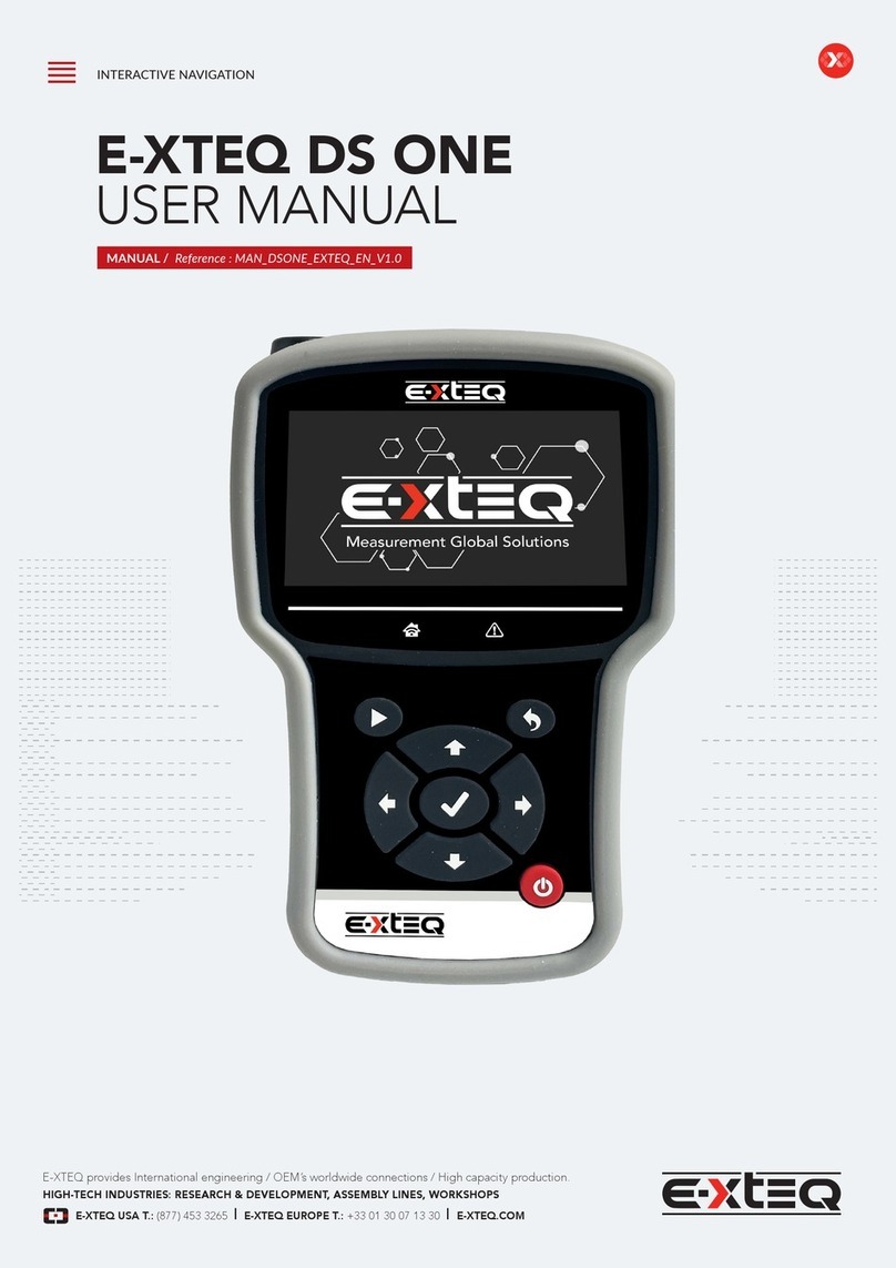 E-XTEQ DS One user manual