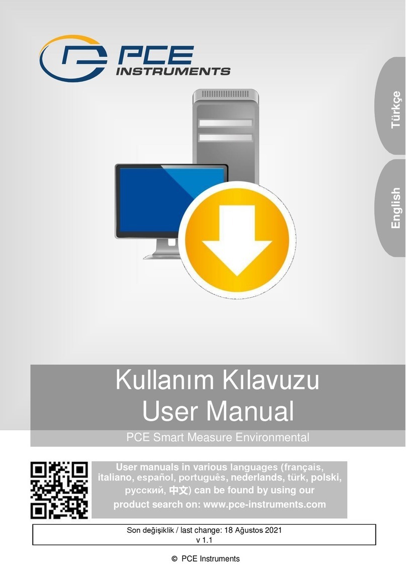 PCE Instruments PCE-HWA 20BT User manual