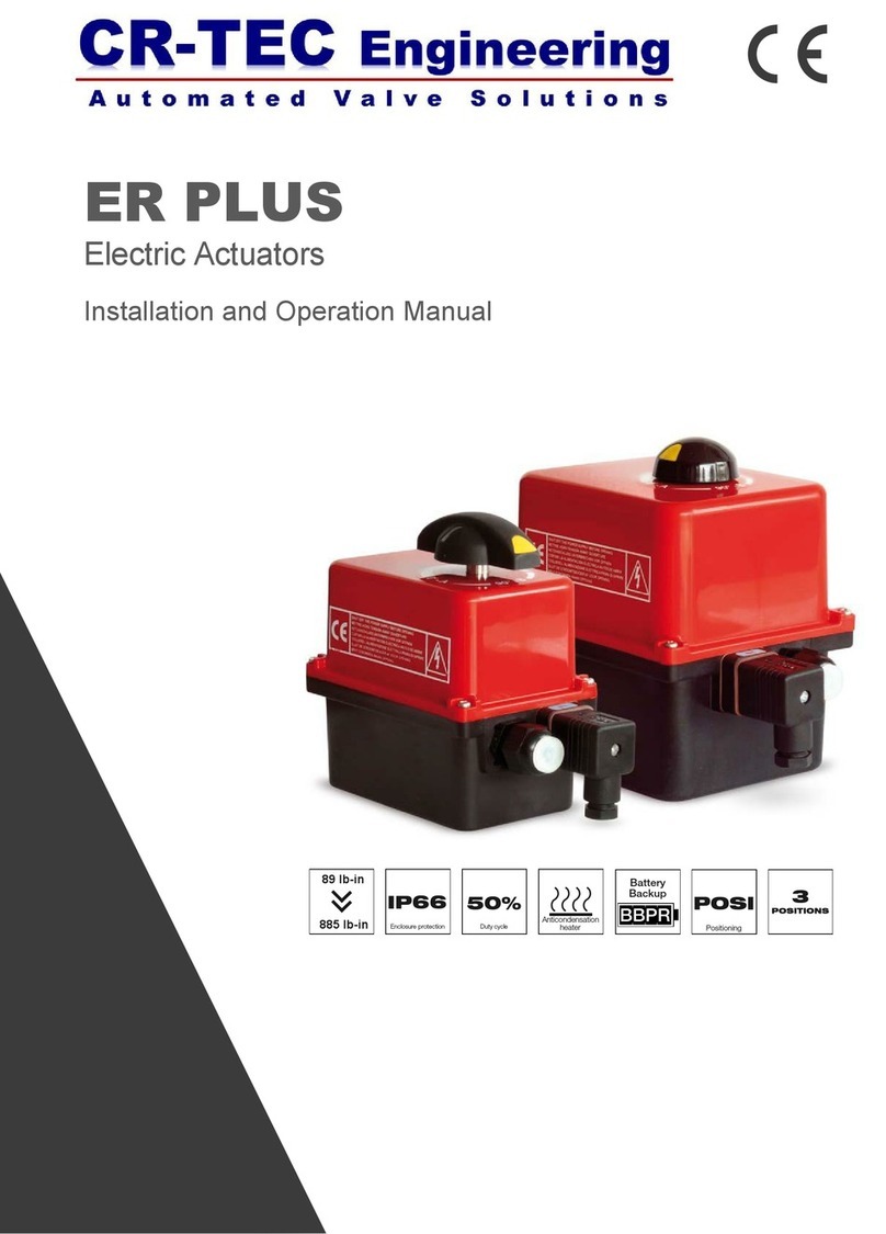 CR-Tec ER PLUS Series Installation and operation manual
