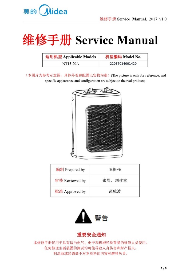 Midea NT15-20A Service manual