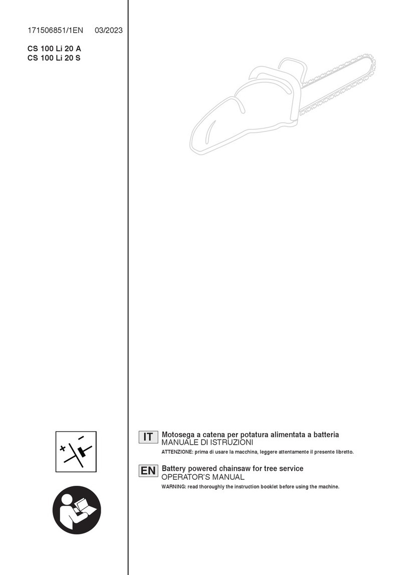 Stiga CS 100 Li 20 A User manual