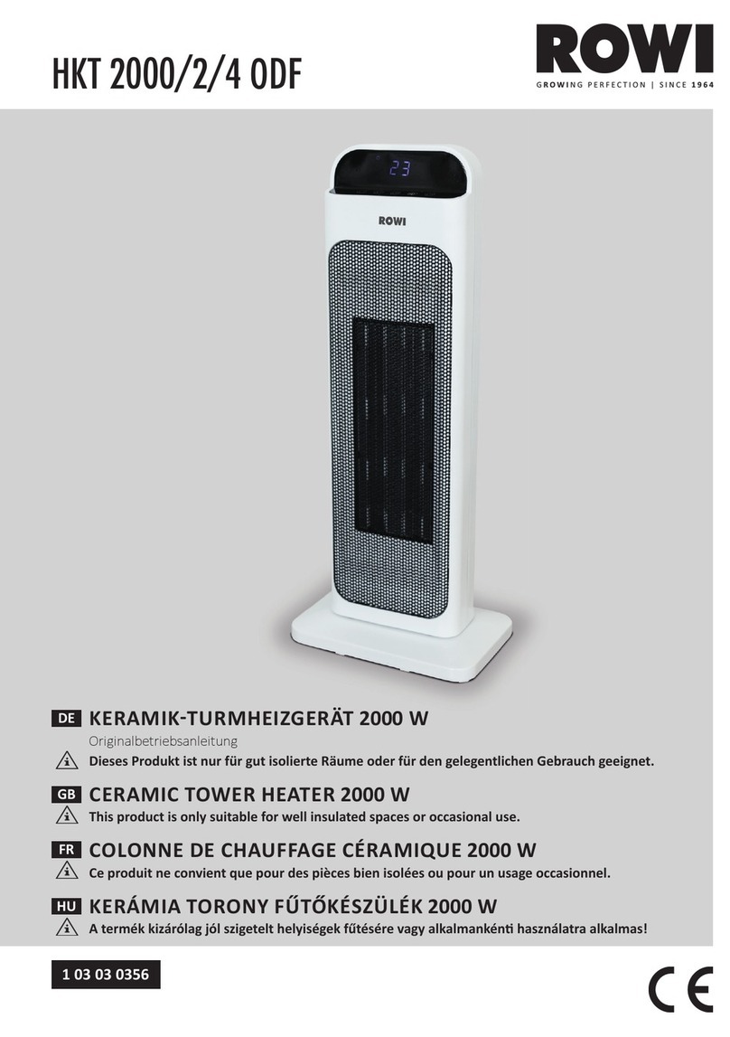 Rowi HKT 2000/2/4 ODF User manual