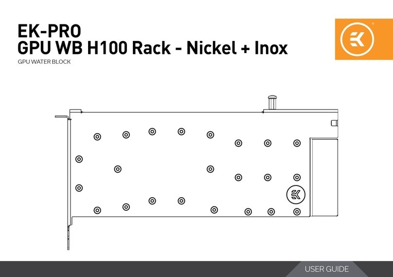 ekwb EK-PRO GPU WB H100 Rack - Nickel + Inox User manual