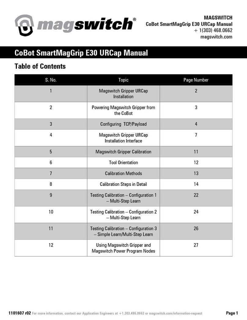 Magswitch CoBot SmartMagGrip E30 URCap User manual