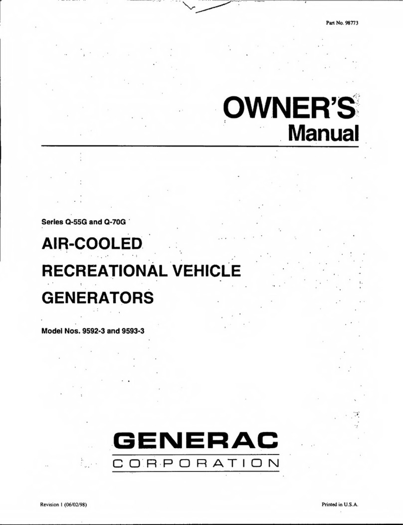 Generac Power Systems Q-55G Series User manual