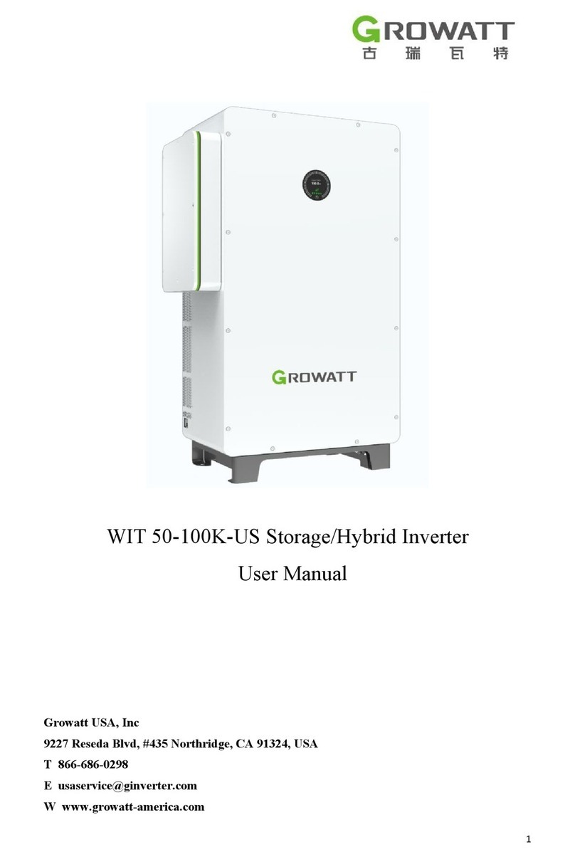 Growatt WIT 50-100K-US User manual