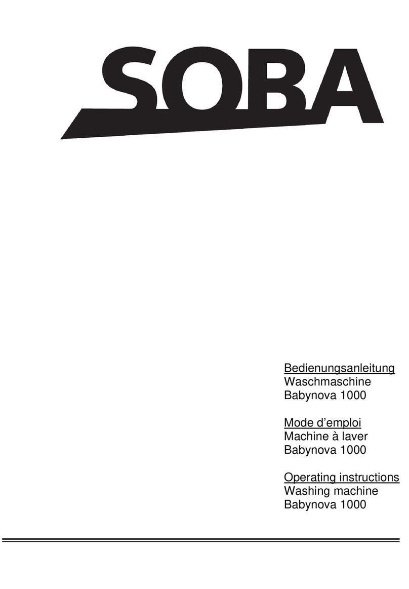 Soba Babynova 1000 operating instructions
