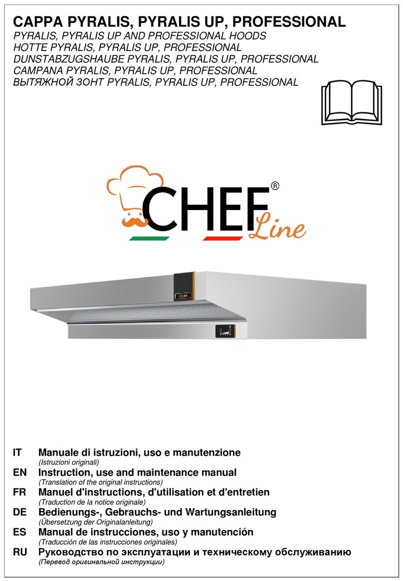 ChefLine CAPPA PYRALIS Specification sheet