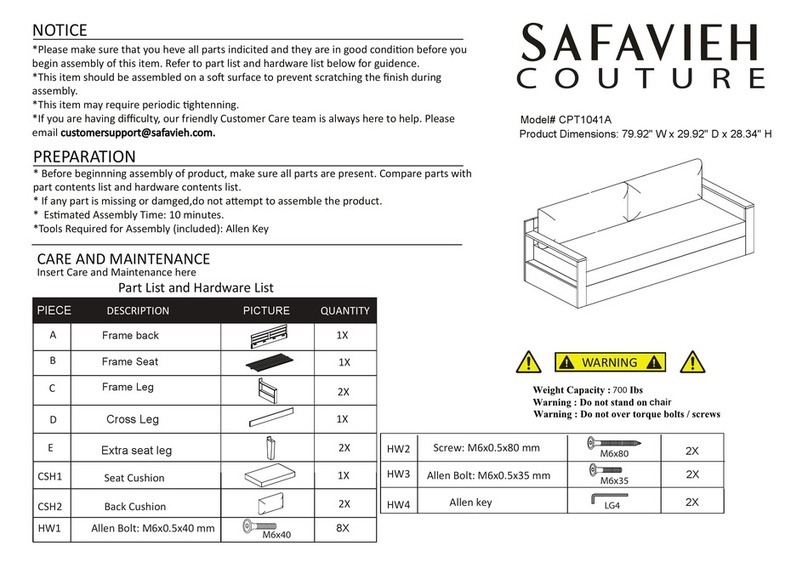 SAFAVIEH COUTURE Kauai CPT1041A manual SAFAVIEH COUTURE Kauai CPT1041A manual