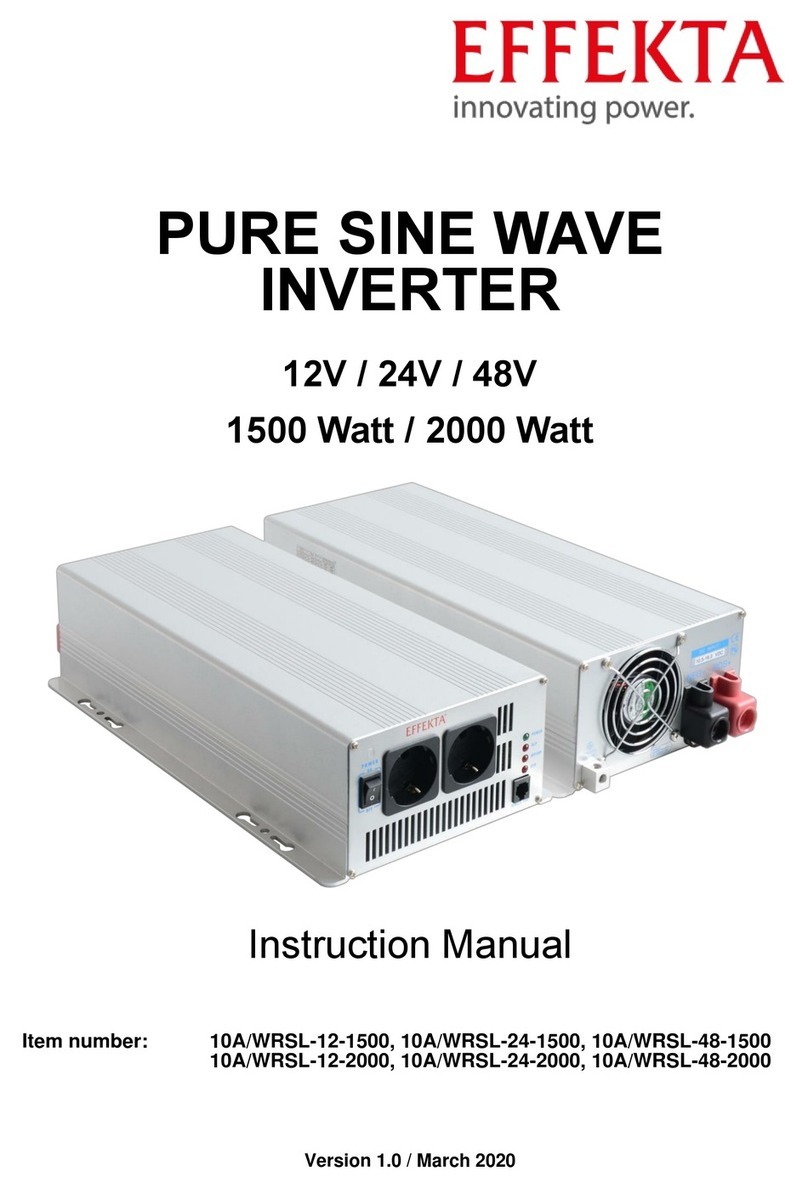 Effekta 10A/WRSL-12-1500 instruction manual