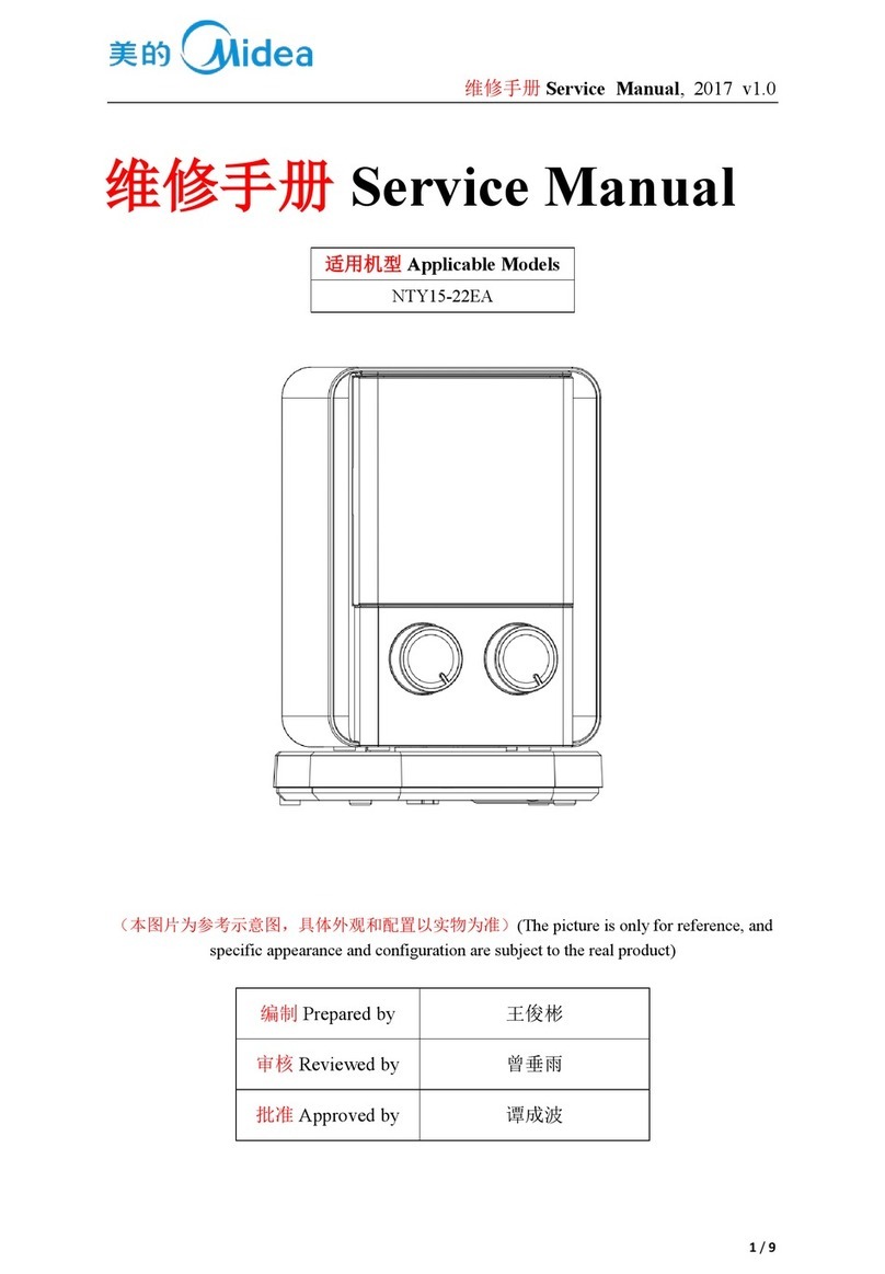 Midea NTY15-22EA Service manual