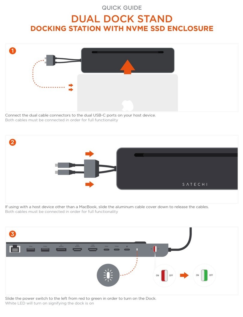 Satechi DUAL DOCK STAND User manual