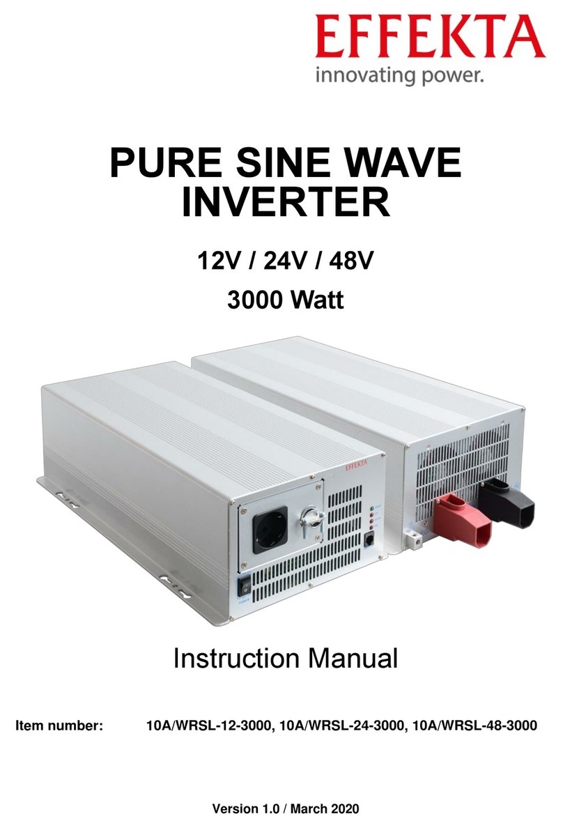 Effekta 10A/WRSL-12-3000 instruction manual