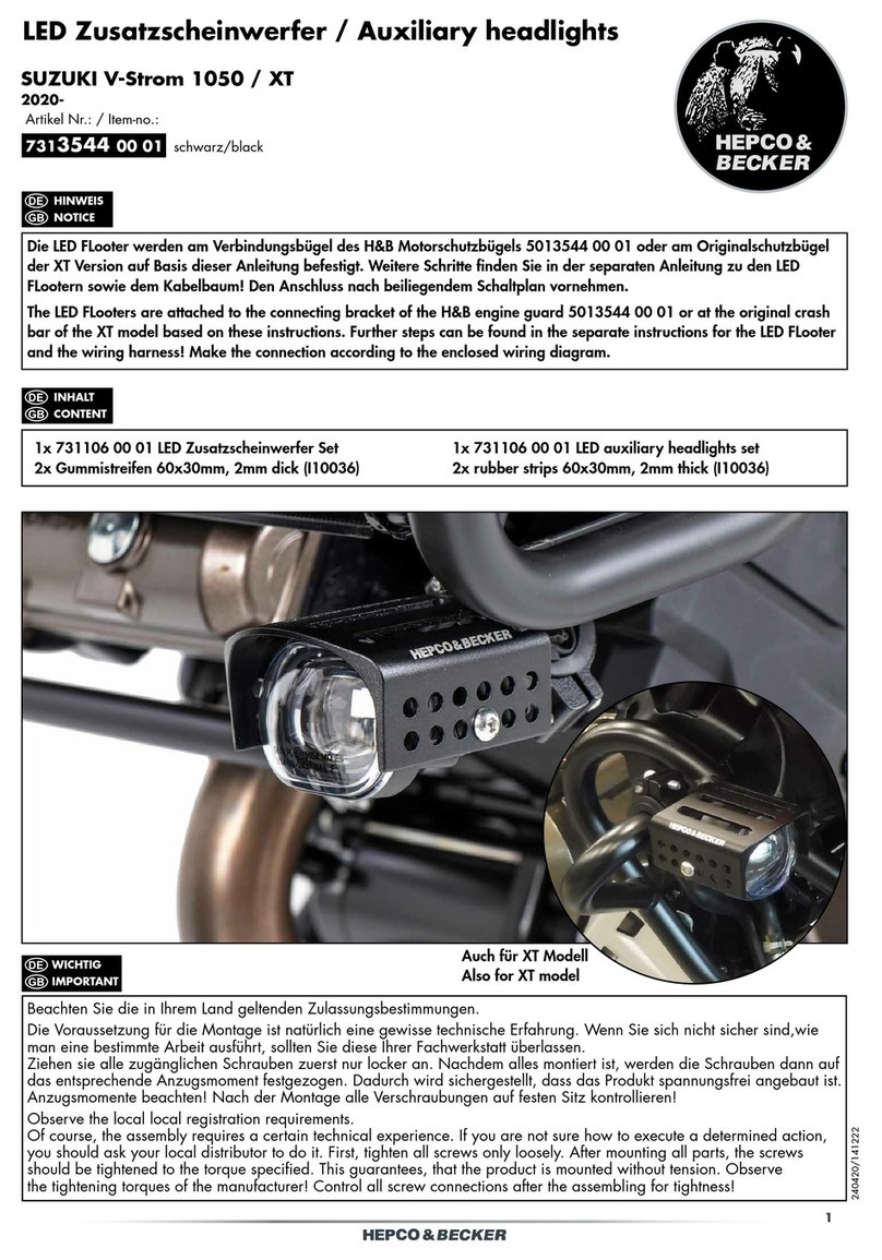 hepco & becker 7313544 00 01 User manual
