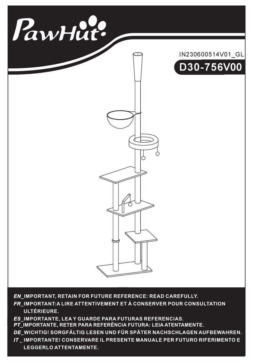 PawHut D30-756V00 User manual