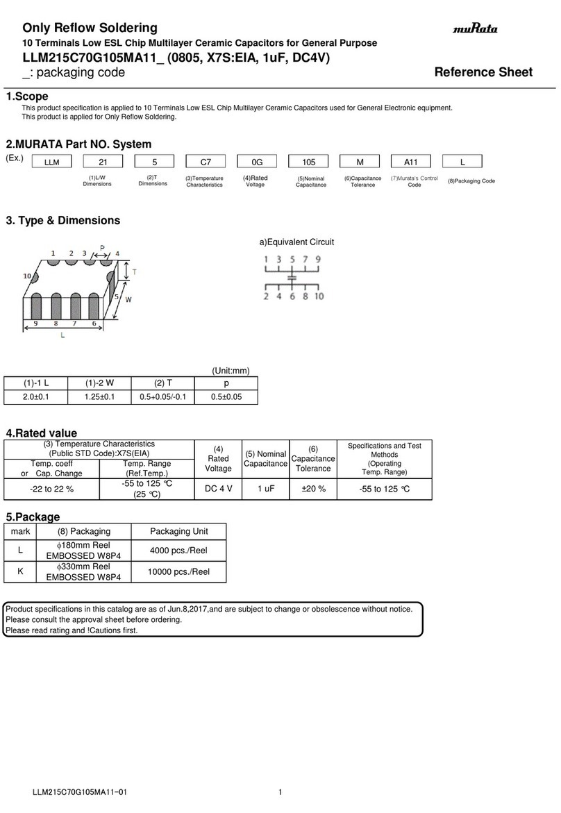 Murata LLM215C70G105MA11 Series User manual