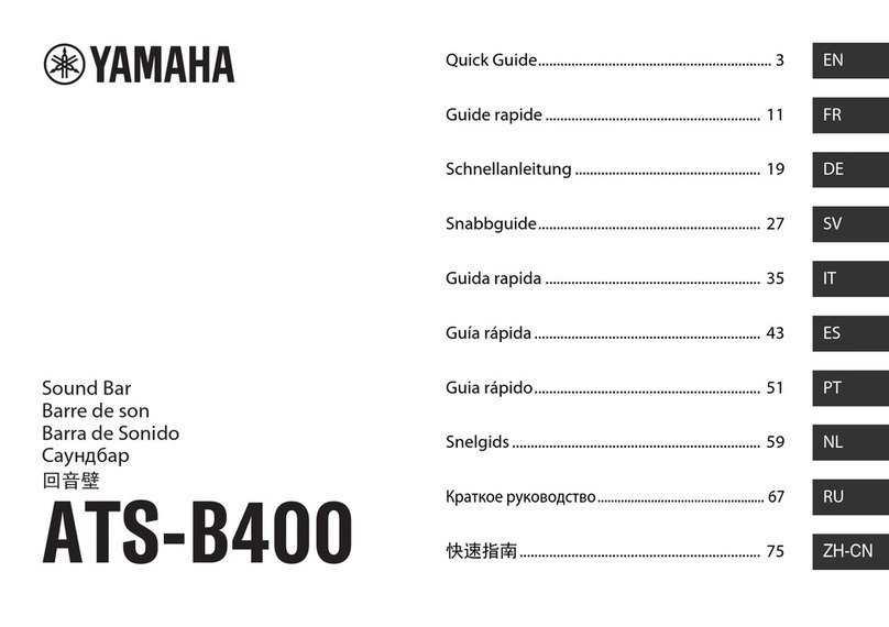 Yamaha ATS-B400 User manual