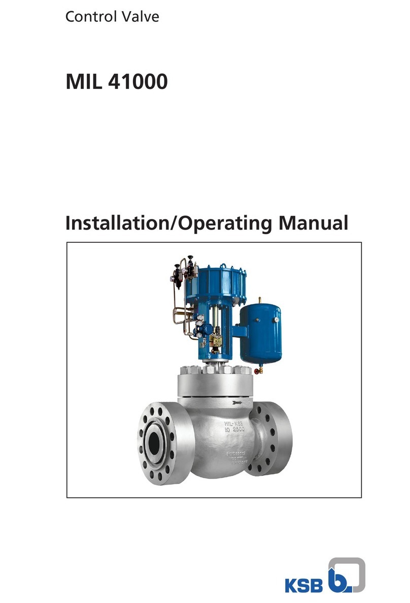 KSB MIL 41000 Installation & operating manual