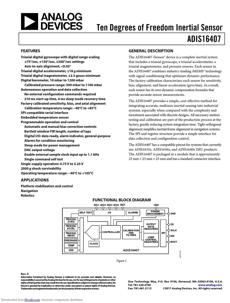 Analog Devices ADIS16407 manual