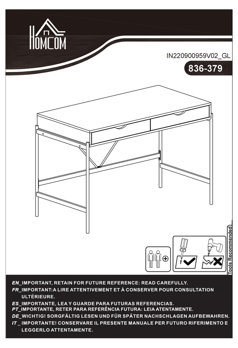 HOMCOM 836-379 User manual HOMCOM 836-379 User manual