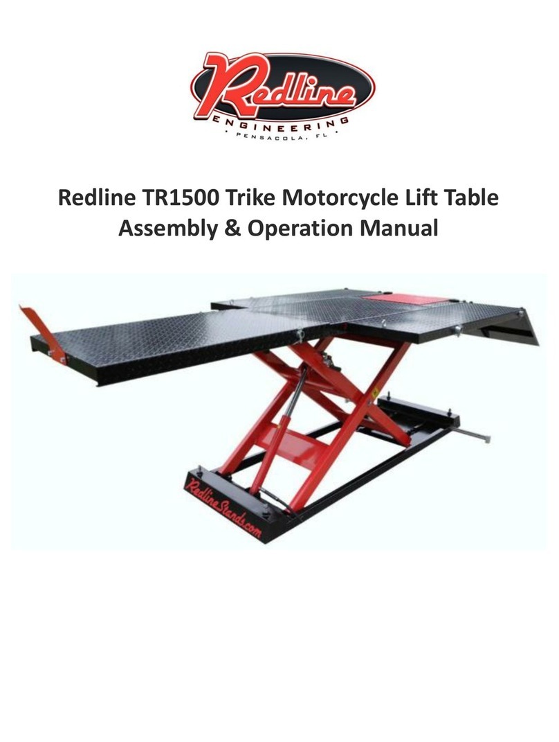 Redline TR1500 Assembly & operation manual
