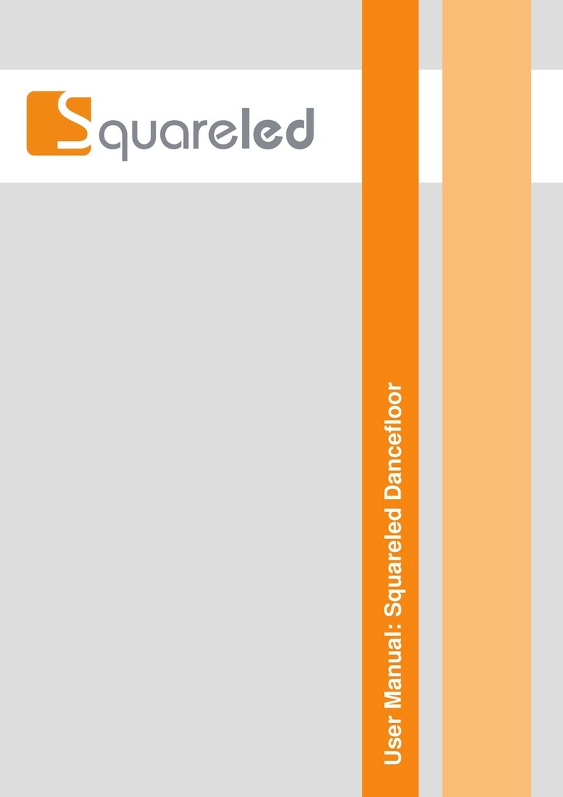 Squareled Dancefloor User manual Squareled Dancefloor User manual