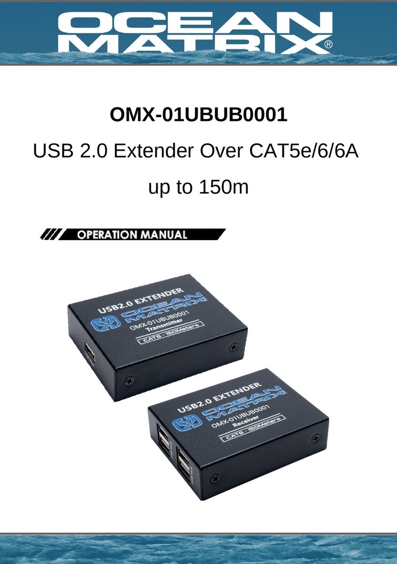 Ocean Matrix OMX-01UBUB0001 User manual