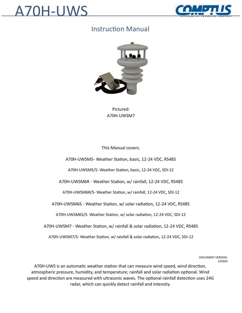 Comptus A70H-UWS Series User manual