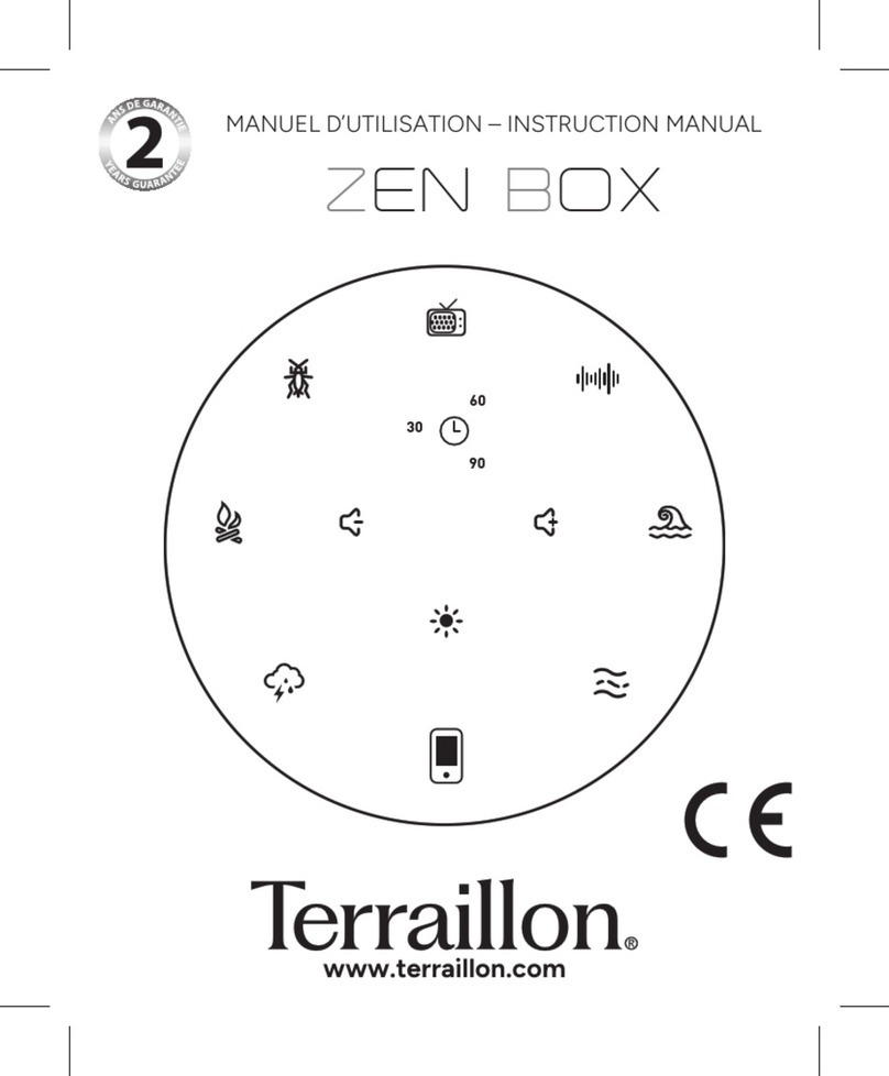 Terraillon ZEN BOX instruction manual
