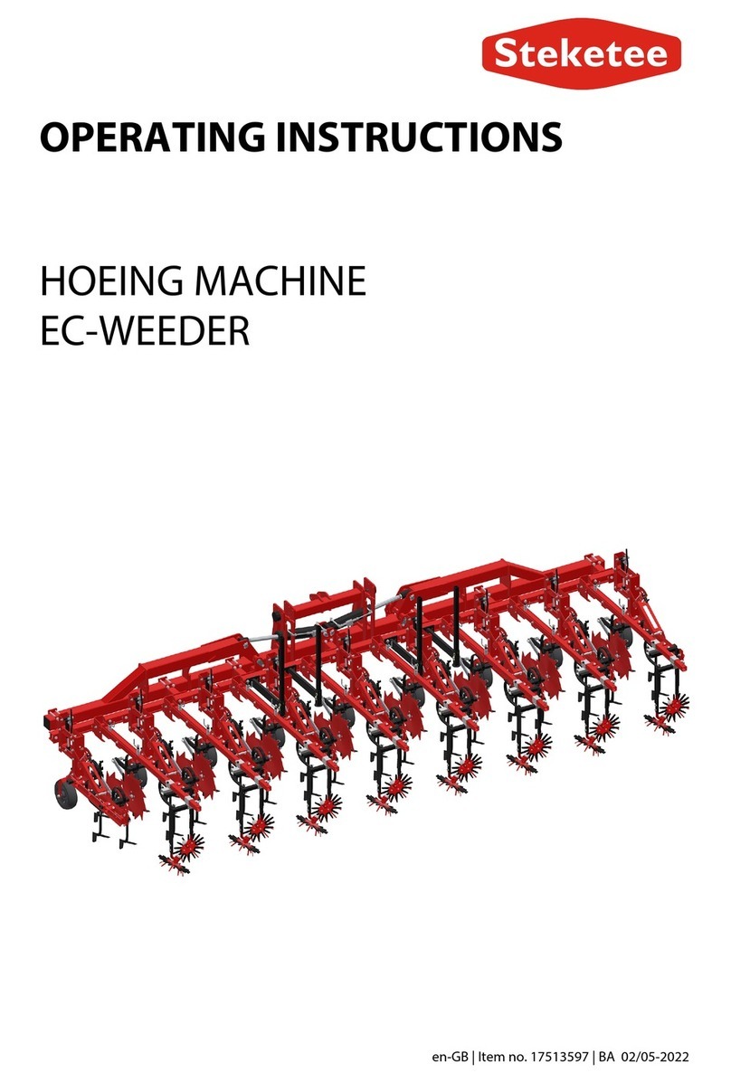 Steketee EC-WEEDER operating instructions