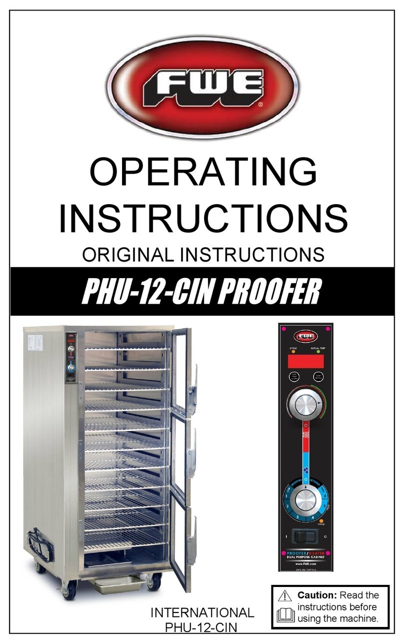 FWE PHU-12-CIN PROOFER User manual