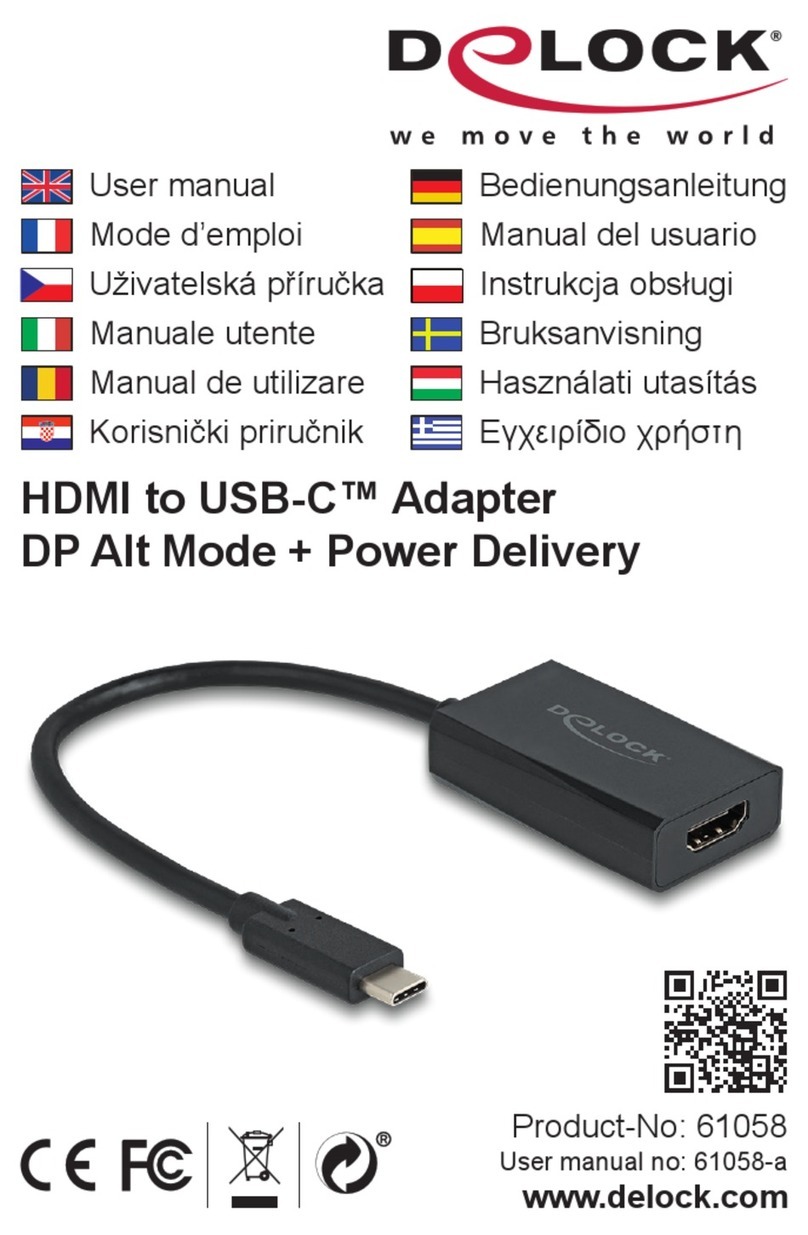 DeLOCK 61058 user manual