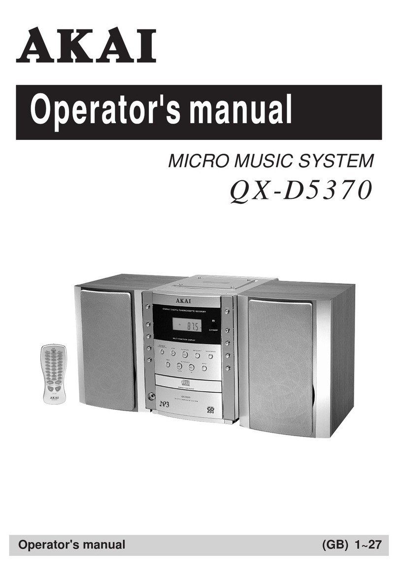 Akai QX-D5370 User manual
