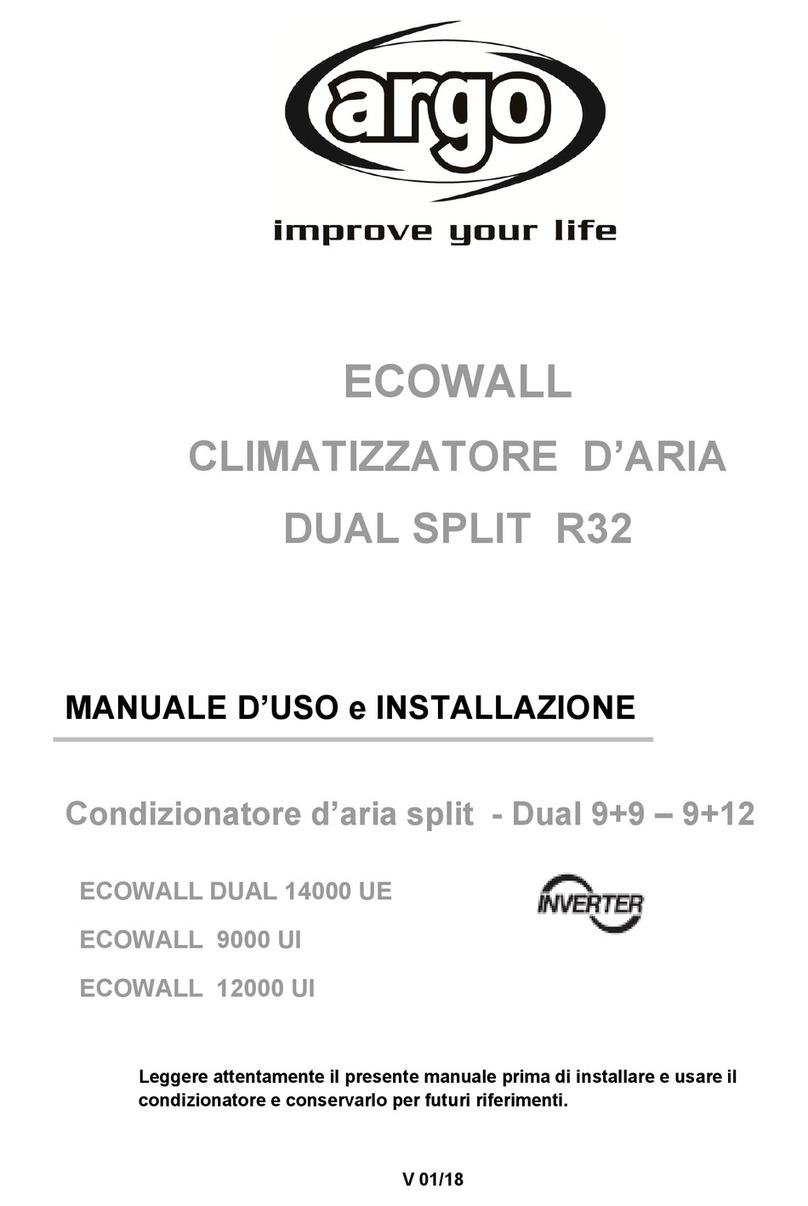 Argo ECOWALL DUAL 14000 UE Operating manual Argo ECOWALL DUAL 14000 UE Operating manual